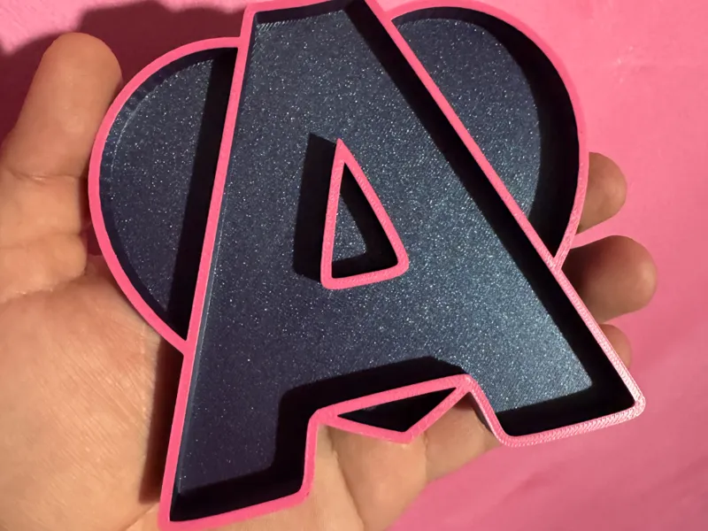 Almacenaje en forma de A con un corazón
