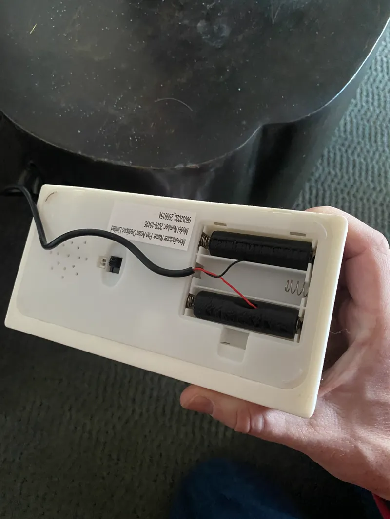 AA Battery wall power adapter