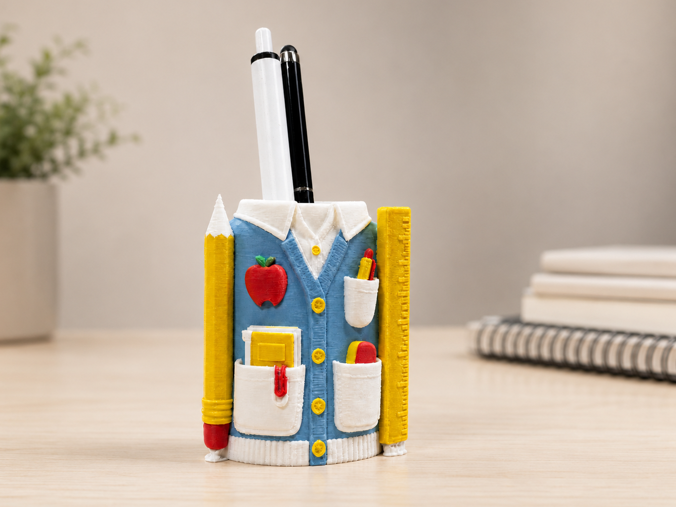 Teacher Desk Pen Holder / Organizer