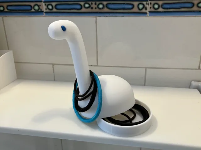 Hair tie osaur - the hair tie holding brontosaurus