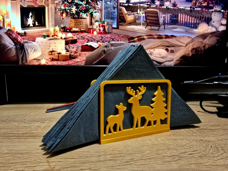 Festive Christmas Napkin Holder – Gift Idea