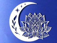 Fleur de lotus sur la lune — photo 2