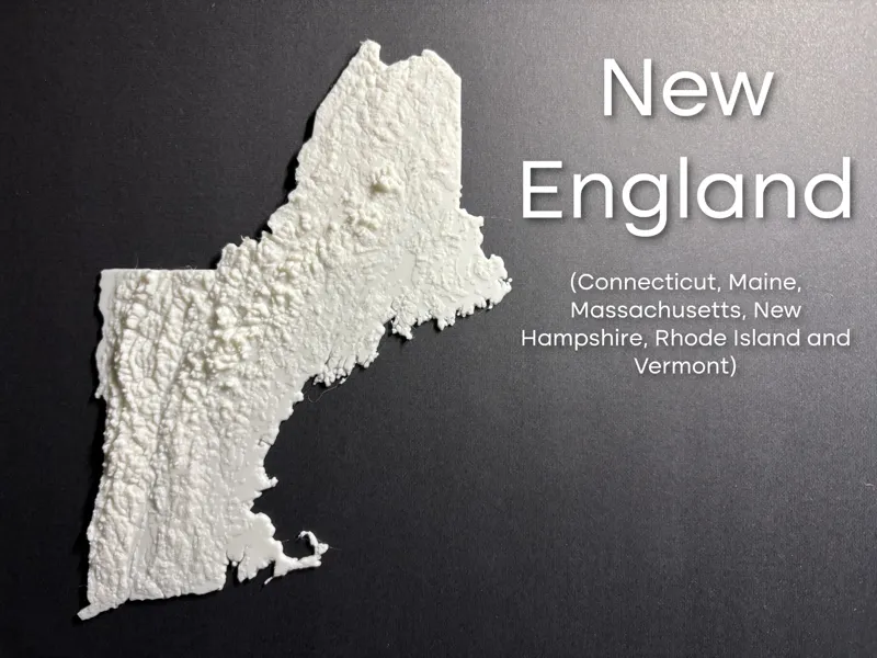 New England States terrain