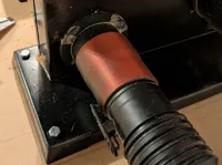 Adaptateur scie à ruban vers aspirateur d'atelier — photo 1
