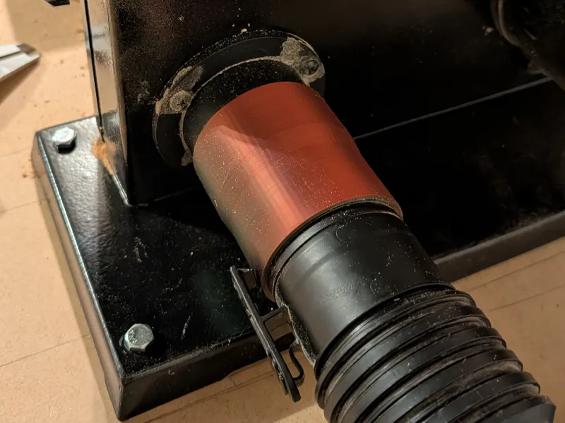 Wen Bandsaw to Rigid Shopvac Adapter