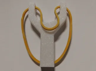 Mini rubber band slingshot