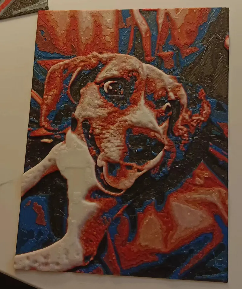 my lovely beagle！ hueforge 2D photo