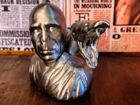 Voldemort and Nagini bust