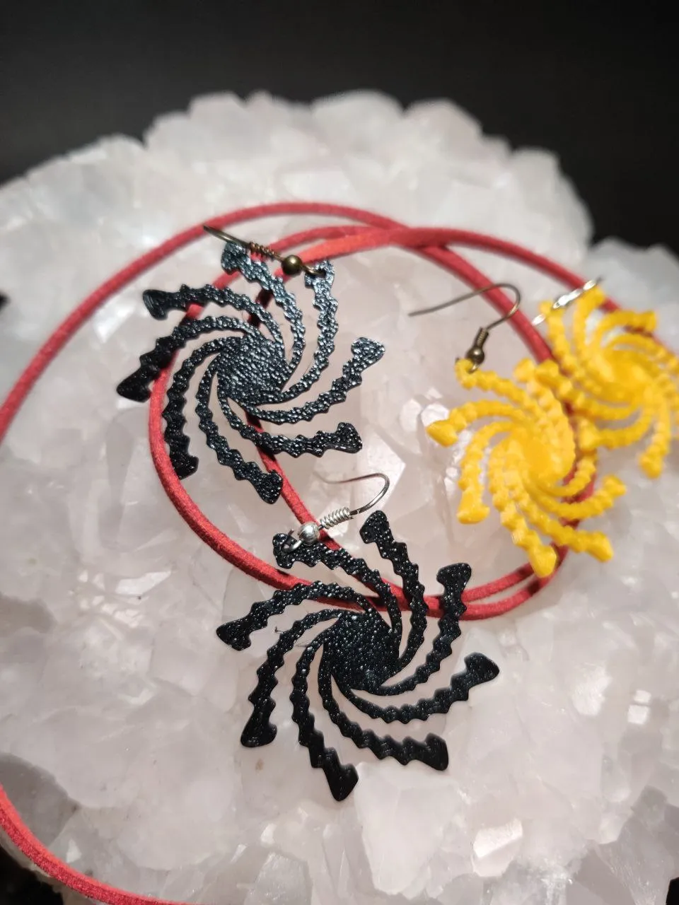 Celestial Vortex Earrings view 3