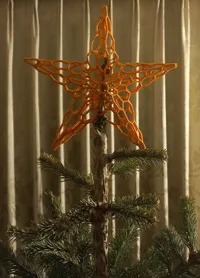 Étoile voronoï pour sapin de Noël — photo 2