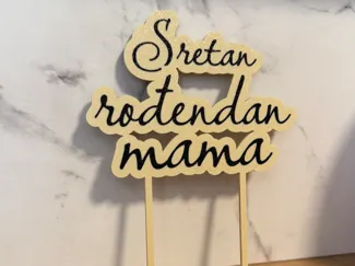 Topper sretan rođendan mama