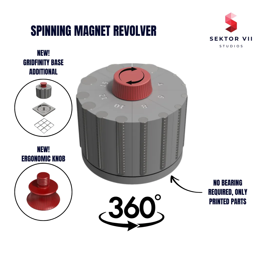 Magnet Organizer / Dispenser / Revolver (modular) view 3