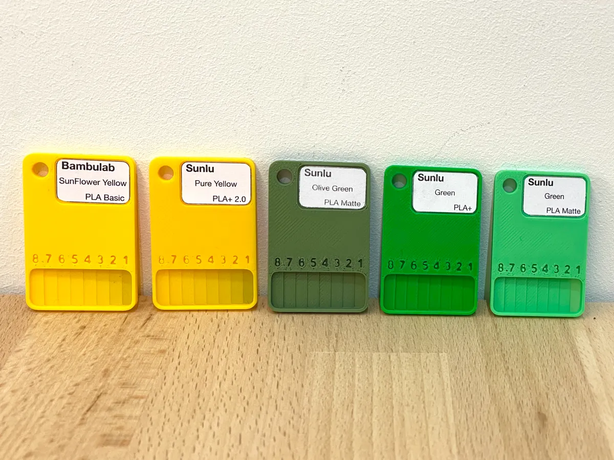 Color sample for color chart - Free 3D Print Model - MakerWorld