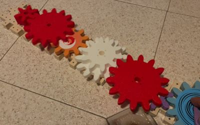 Gears for children's games
