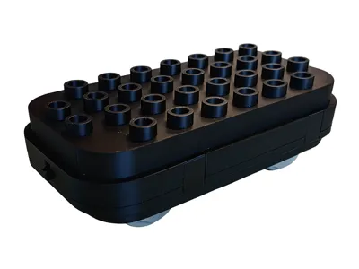 CyberBrick train base compatible with Duplo