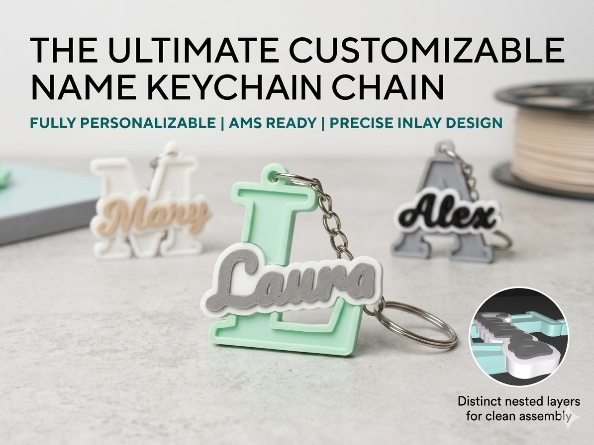 The Ultimate Customizable Name Keychain