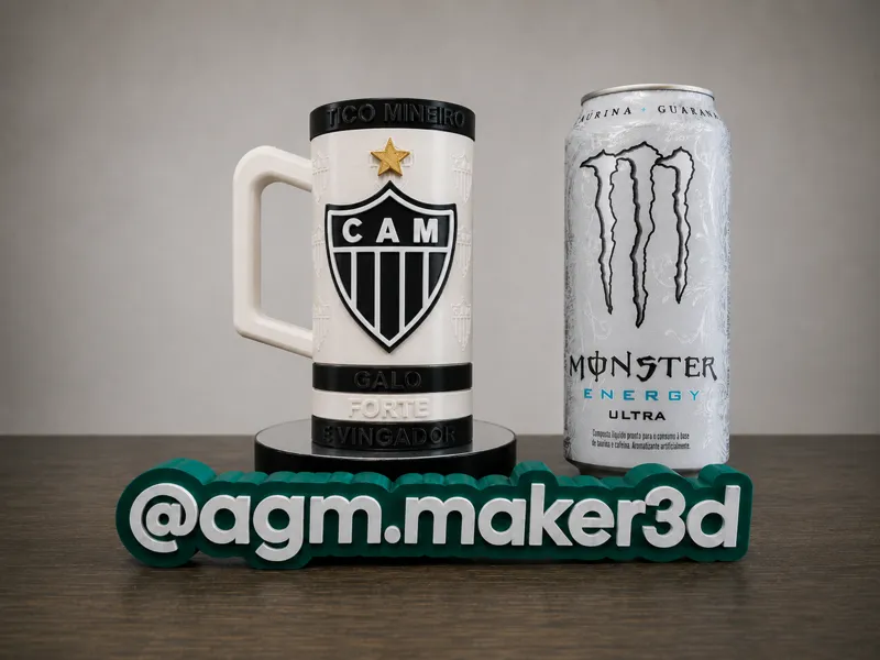 Porta Latão (473ml) - Atlético-MG