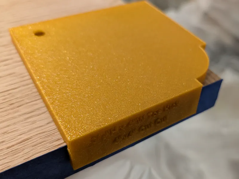 3½” by 4” Toe Kick cut out Template