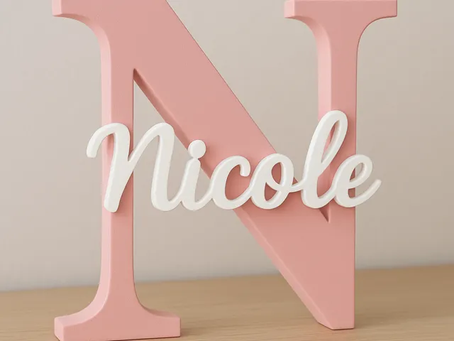 Modello parametrico Nome+Lettera personalizzabile