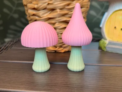 small simple mushrooms for decoration No AMS