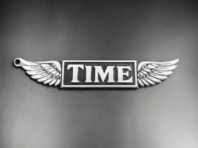 When Time Flies Keychain