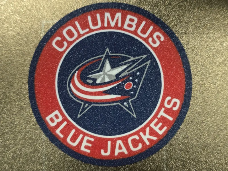 Blue Jackets Coaster set with Holder and Insert