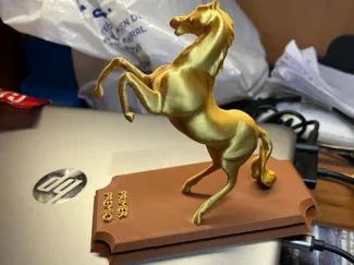 Trofeo caballo hípica primer puesto