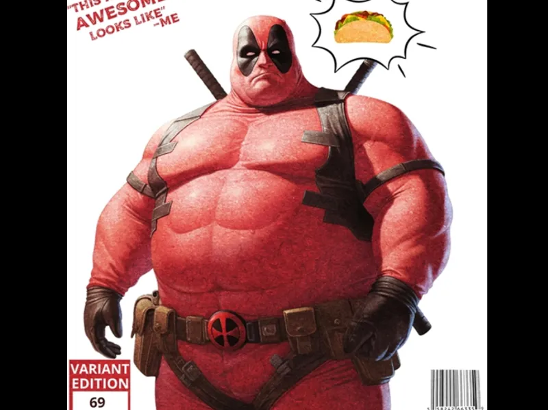 funny dead pool figurine