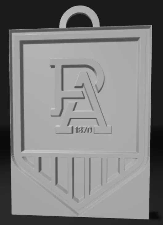 port adelaide keychain - Free 3D Print Model - MakerWorld