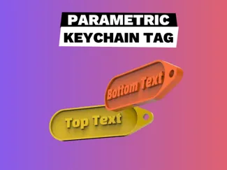 Parametric Keychain Tags