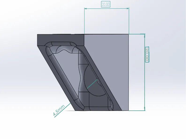 small 90 deg bracket