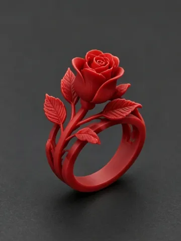 Soporte: 初烬・Budding Rose Dawn Flame — vista de referencia 2