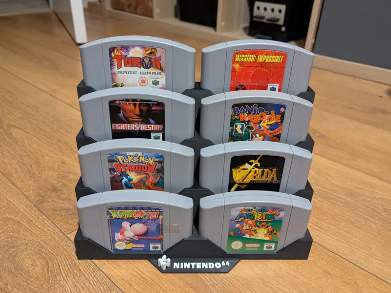 N64 Cartridge Holder - 8 slot