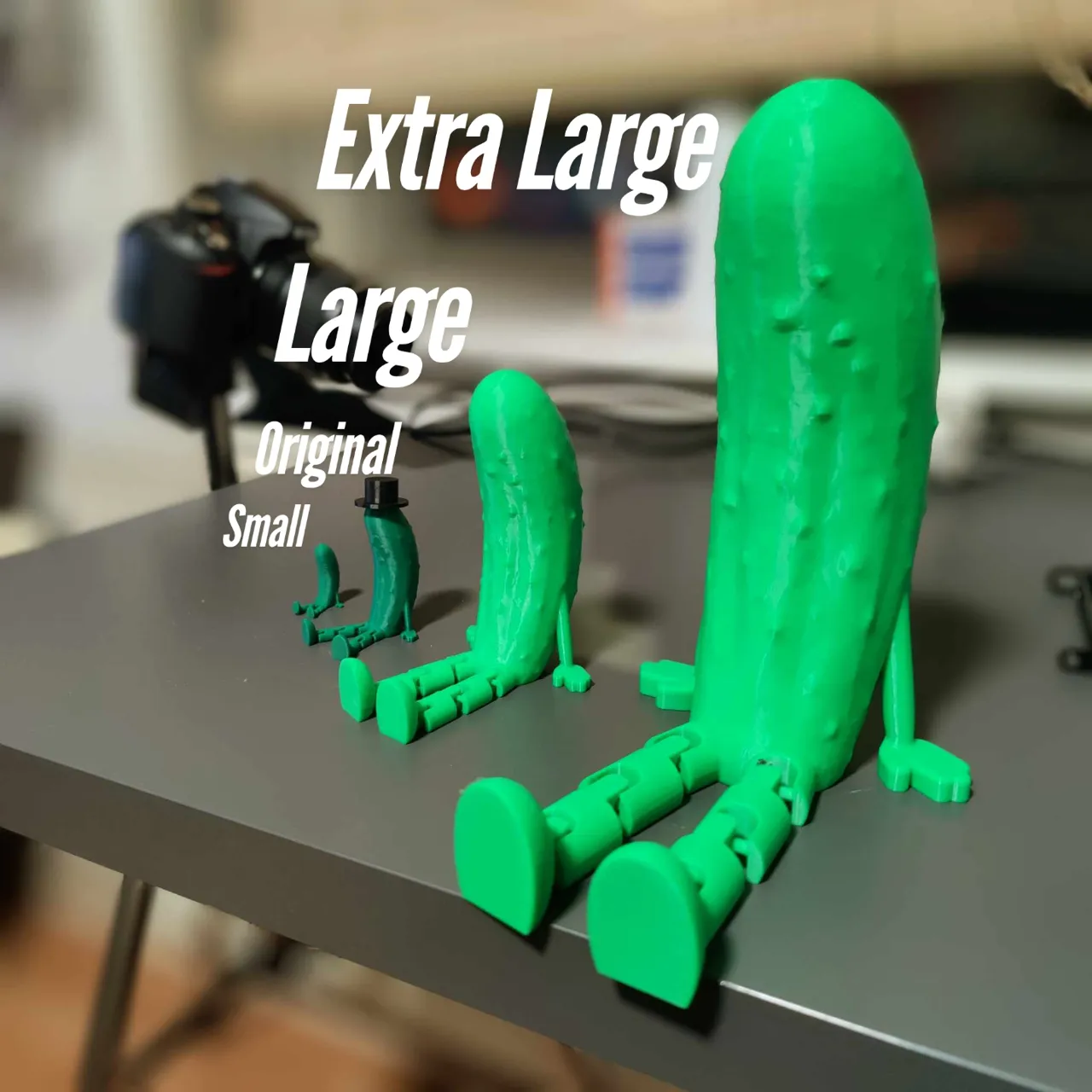 Pickle with articulated legs view 2