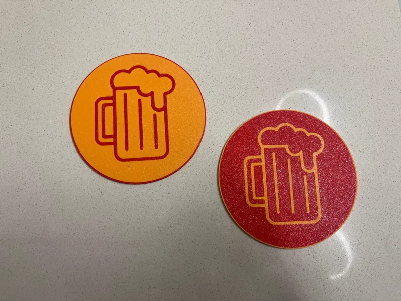 NO AMS - beer coaster sottobicchiere boccale