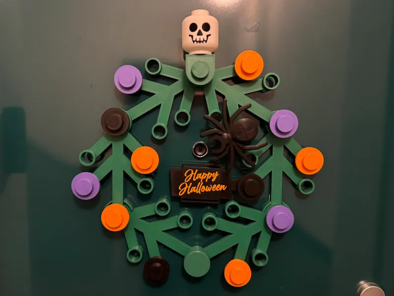Halloween Addon for "Not another Brick Wreath"