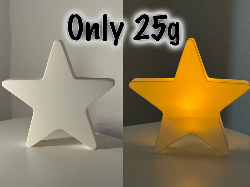 LED Tealight Star (super low Material)
