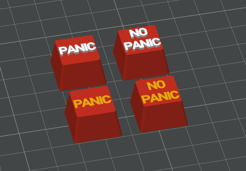 Miniatura 1 do modelo 3D (NO) PANIC-Button