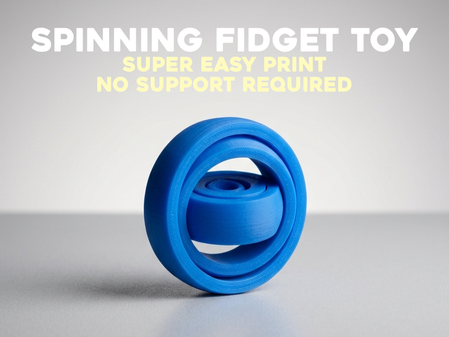 Spinning Fidget Toy - ADHD, Boredom, Classroom. - 1