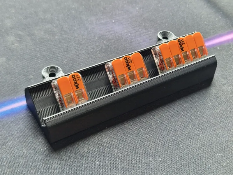 Wago snap in, screw on, holder