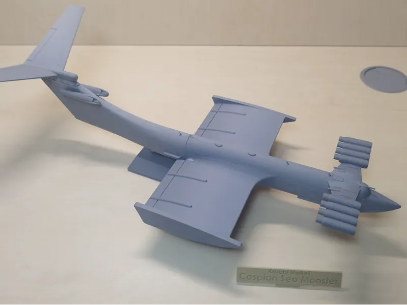 Caspian Sea Monster KM ekranoplan model 1:200