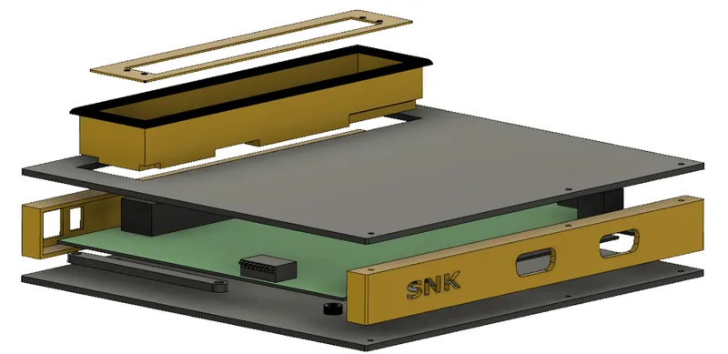 MV-1B Case for horizontal board mod (old)