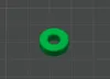 Plastic bearing, very smooth, can replace 605zz, but one side of the pulley will rub against the bracket