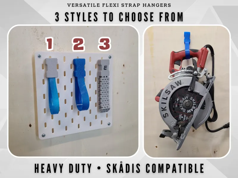 Versatile Flexi Strap Hangers