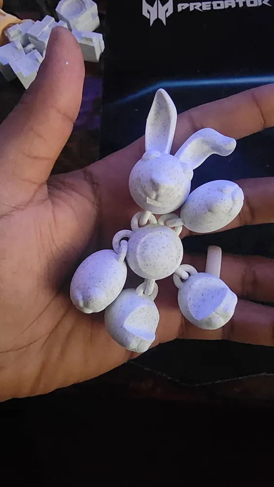 Little Articulated Bunny by Lys MakerWorld: Download Free 3D Models