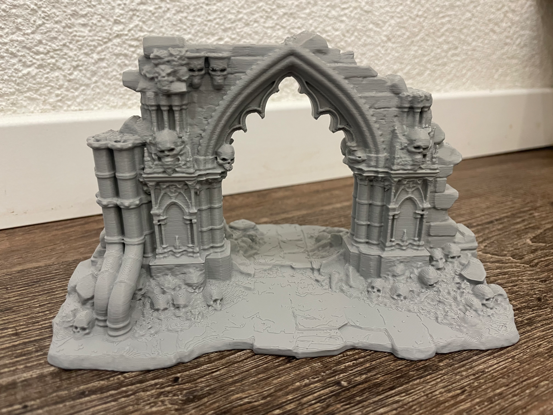 Gothic Gate of Sculls Ruin - Tabletop - Grimdark 