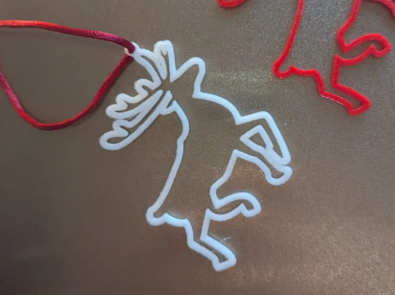 Customizable Xmas Déco - Reindeer Ornament