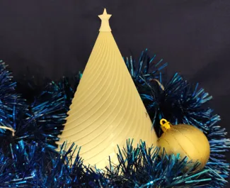Spiral tree for a cozy Christmas. Lamp Kit