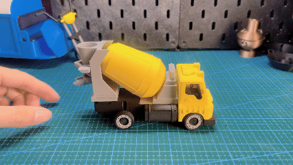 Miniatura 1 do modelo 3D 迷你版！混凝土搅拌车崽崽来啦~
