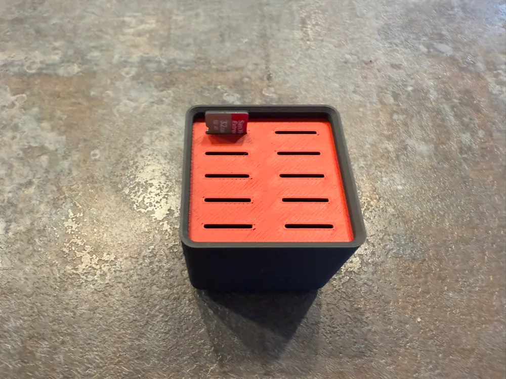 Gridfinity Bin - Micro SD